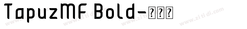 TapuzMF Bold字体转换